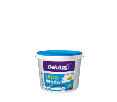 Фарба для стін та стель Ultra White TM DekArt 1.2