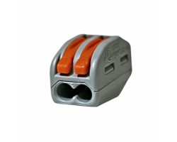 Клемник на 2 соед. 0,8-2,5, 4 мм WAGO