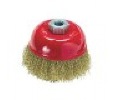 Щетка конусная 100 мм, для УШМ, М14 (пучки витой п